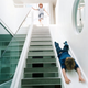 Illustration for article titled Staircase Slide Combo Built By The Coolest Parents Ever
